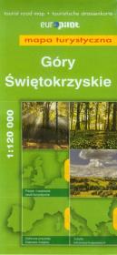Okładka książki Góry Świętokrzyskie mapa turystyczna 1:120 000