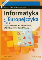Informatyka Europejczyka GIM XP ćw. w.2012. Autor: Jolanta Pańczyk. Dadada.pl Okładka książki Informatyka Europejczyka GIM XP ćw. w.2012