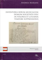 Opakowanie Inventoria Rerum Musicalium Domum Societatis..