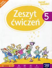 Okładka książki J.Polski SP 5 Teraz polski! ćw. (z kodem) NE