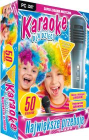 Karaoke Dla Dzieci: Największe Przeboje - z mikrofonem (PC-DVD). Wydawca: Avalon. Dadada.pl Opakowanie Karaoke Dla Dzieci: Największe Przeboje - z mikrofonem (PC-DVD)