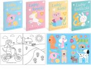 Opakowanie Kolorowanka A4 z naklejkami To Lubię mix