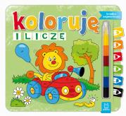 Okładka książki Koloruję i liczę. Kredka segmentowa