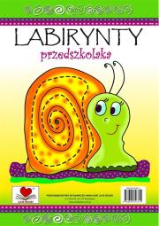 Labirynty przedszkolaka. Autor: Wileńska Agnieszka. Dadada.pl Okładka książki Labirynty przedszkolaka