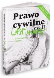 Last Minute. Prawo cywilne cz.2 01.09.2020. Autor: Anna Gólska. Dadada.pl Okładka książki Last Minute. Prawo cywilne cz.2 01.09.2020