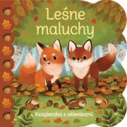 Leśne maluchy. Książeczka z okienkami. Autor: Ginger Swift. Dadada.pl Okładka książki Leśne maluchy. Książeczka z okienkami