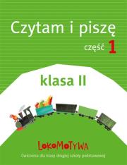 Lokomotywa 2 czytam i piszę podręcznik z ćwiczeniami część 1. Autor:   Praca zbiorowa. Dadada.pl Okładka książki Lokomotywa 2 czytam i piszę podręcznik z ćwiczeniami część 1