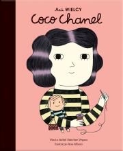 Mali WIELCY. Coco Chanel. Autor: Maria Isabel Sanchez-Vegara, Julia Tokarczyk. Dadada.pl Okładka książki Mali WIELCY. Coco Chanel
