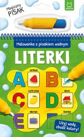 Okładka książki Malowanka z pisakiem wodnym. Literki