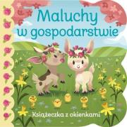 Maluchy w gospodarstwie. Książeczka z okienkami. Autor: Ginger Swift. Dadada.pl Okładka książki Maluchy w gospodarstwie. Książeczka z okienkami