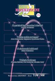 Miniatury matematyczne 71. Autor: Sendlewski Andrzej. Dadada.pl Okładka książki Miniatury matematyczne 71