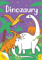 Moja kolorowanka. Dinozaury. Autor: Opracowanie zbiorowe. Dadada.pl Okładka książki Moja kolorowanka. Dinozaury