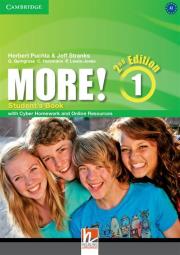 More! 1 Student's Book with Cyber Homework and Online Resources. Autor: Puchta Herbert, Stranks Jeff, G. Gerngross, Holzmann C., Lewis-Jones P.. Dadada.pl Okładka książki More! 1 Student's Book with Cyber Homework and Online Resources