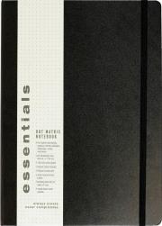 Opakowanie Notatnik Essentials Extra Duży Czarny Kropki