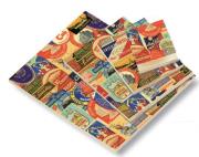 Notes ozdobny A5 BR NP 098 C Znaczki ROSSI. Wydawca: Rossi. Dadada.pl Opakowanie Notes ozdobny A5 BR NP 098 C Znaczki ROSSI