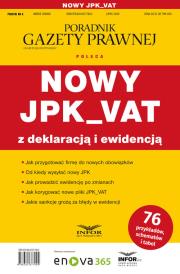 Nowy JPK_VAT z deklaracją i ewidencją. Wydawca: Infor. Dadada.pl Opakowanie Nowy JPK_VAT z deklaracją i ewidencją