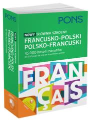 Okładka książki Nowy słownik szkolny fran-pol-fran PONS