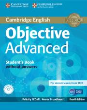 Okładka książki Objective Advanced Student's Book withoul answers + CD