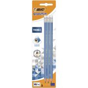 Ołówek z gumką BIC Evolution Triangle Blister 3szt. Wydawca: Bic. Dadada.pl Opakowanie Ołówek z gumką BIC Evolution Triangle Blister 3szt