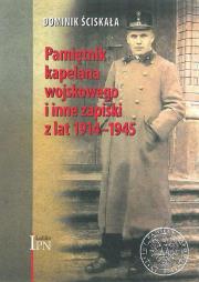 Okładka książki Pamiętnik kapelana wojskowego i inne zapiski z lat 1914-1945