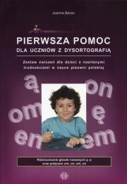 Pierwsza pomoc dla uczniów z dysortografią ''Ą-Ę. Autor: Joanna Baran. Dadada.pl Okładka książki Pierwsza pomoc dla uczniów z dysortografią ''Ą-Ę