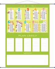 Plan lekcji - tabliczka mnożenia, plansza edu.. Wydawca: Artglob. Dadada.pl Opakowanie Plan lekcji - tabliczka mnożenia, plansza edu.