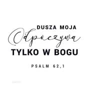 Opakowanie Podstawka korkowa - Dusza moja odpoczywa