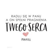 Opakowanie Podstawka korkowa - Raduj się w Panu