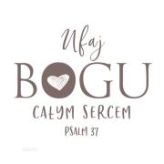 Opakowanie Podstawka korkowa - Ufaj Bogu całym sercem