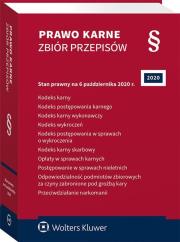 Okładka książki Prawo karne Zbiór przepisów w.59/2020