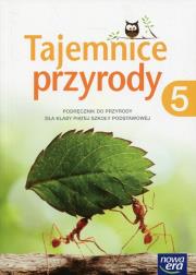 Przyroda SP 5 Tajemnice przyrody Podr. w.2016 NE. Autor: Ślósarczyk Janina, Kozik Ryszard, Szlajfer Feliks. Dadada.pl Okładka książki Przyroda SP 5 Tajemnice przyrody Podr. w.2016 NE