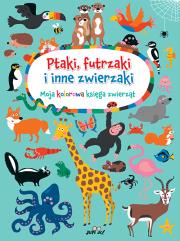 Ptaki, futrzaki i inne zwierzaki. Autor: Nastja Holtfreter. Dadada.pl Okładka książki Ptaki, futrzaki i inne zwierzaki