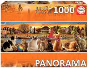 Opakowanie Puzzle 1000 Koty na nabrzeżu (panorama) G3