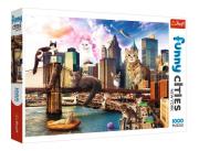 Opakowanie Puzzle 1000 Koty w Nowym Jorku TREFL