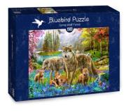 Opakowanie Puzzle 1500 Rodzina wilków