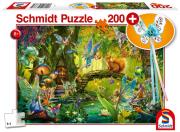 Opakowanie Puzzle 200 Leśne wróżki + różdżka G3