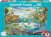 Opakowanie Puzzle 200 Świat dinozaurów G3