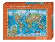 Opakowanie Puzzle 2000 Wspaniały świat (Puzzle+plakat), Rajko