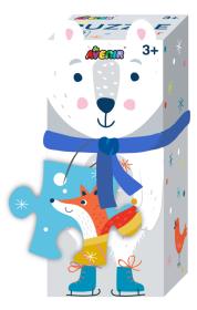 Puzzle 28 - Miś polarny. Wydawca: AVENIR. Dadada.pl Opakowanie Puzzle 28 - Miś polarny