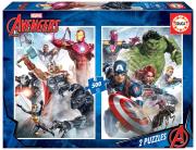 Opakowanie Puzzle 2x500 Avengers G3