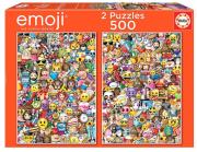 Opakowanie Puzzle 2x500 Emoji (Emotki) G3