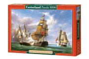 Okładka książki Puzzle 3000 Żaglowce na morzu CASTOR