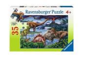 Opakowanie Puzzle 35 Plac zabaw dla dinozaurów