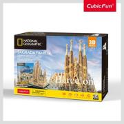 Puzzle 3D Sagrada Familia Barcelona National Geographic. Wydawca: Cubic Fun. Dadada.pl Opakowanie Puzzle 3D Sagrada Familia Barcelona National Geographic