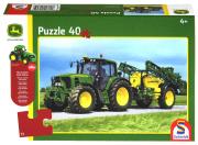Opakowanie Puzzle 40 John Deere Traktor 6630 + zabawka G3
