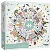Puzzle 500 Londyńskie budynki (okrągłe) G3. Wydawca: Gibsons. Dadada.pl Opakowanie Puzzle 500 Londyńskie budynki (okrągłe) G3