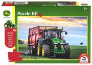 Opakowanie Puzzle 60 John Deere Traktor 8370R + zabawka G3