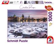 Opakowanie Puzzle PQ 1000 Christian Ringer Praskie łabędzie
