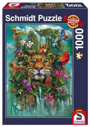 Opakowanie Puzzle PQ 1000 Król dżungli G3