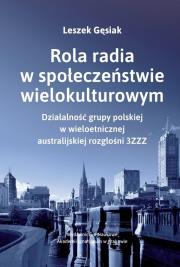Rola radia w społeczeństwie wielokulturowym. Autor: Leszek Gęsiak SJ. Dadada.pl Okładka książki Rola radia w społeczeństwie wielokulturowym